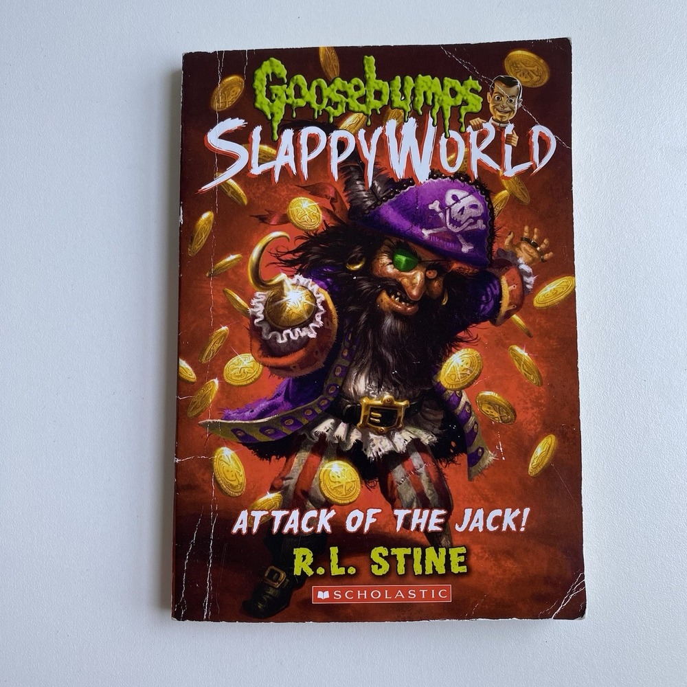 Goosebumps Slappy World Attack of the Jack First Print paperback Scholastic Book